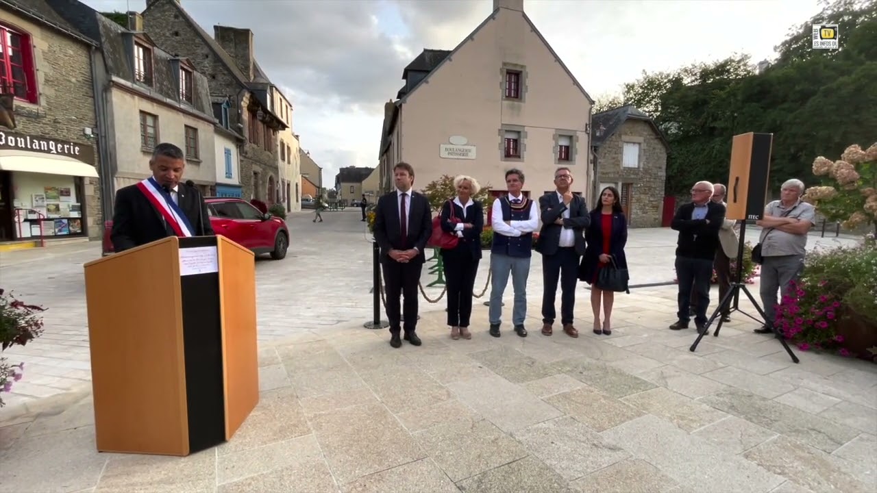Josselin. L'inauguration des travaux du centre ville
