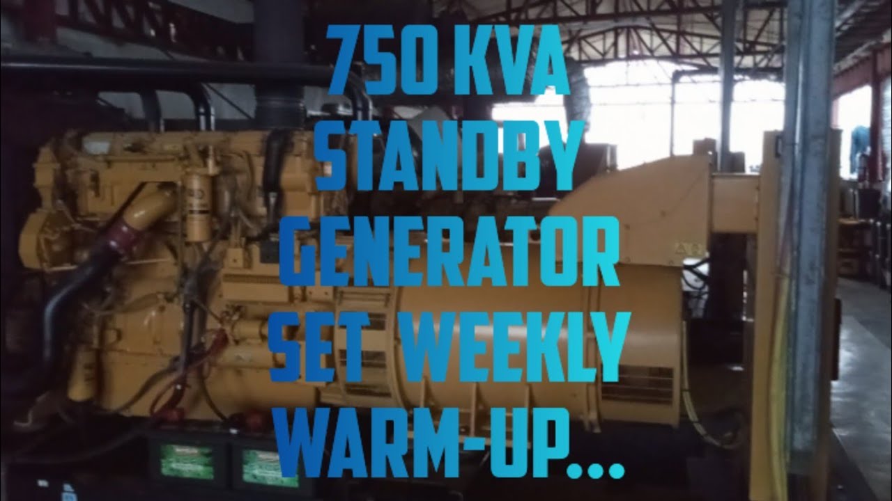 #750KVA Standby GenSet Warm-up & Engine Test Run