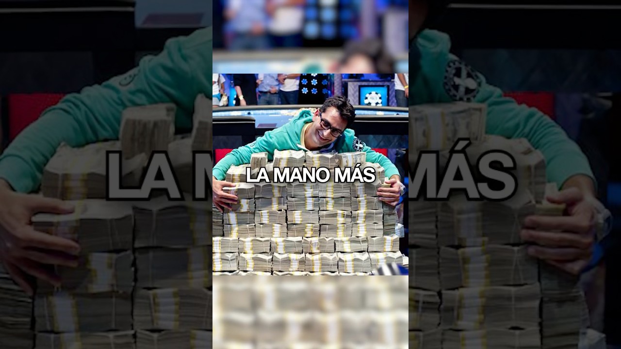 La mano m&aacute;s valiosa en la historia del poker?  #dinero #poker #curiosidades #suerte #moneymaker
