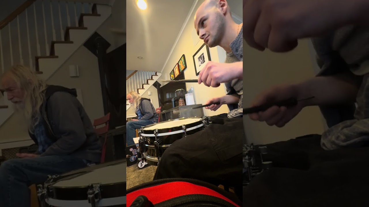  playin brushes #sandymack #drumcam #joemcguth