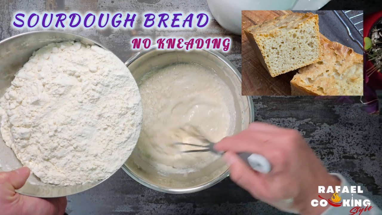 Basic bread with SOURDOUGH without Kneading