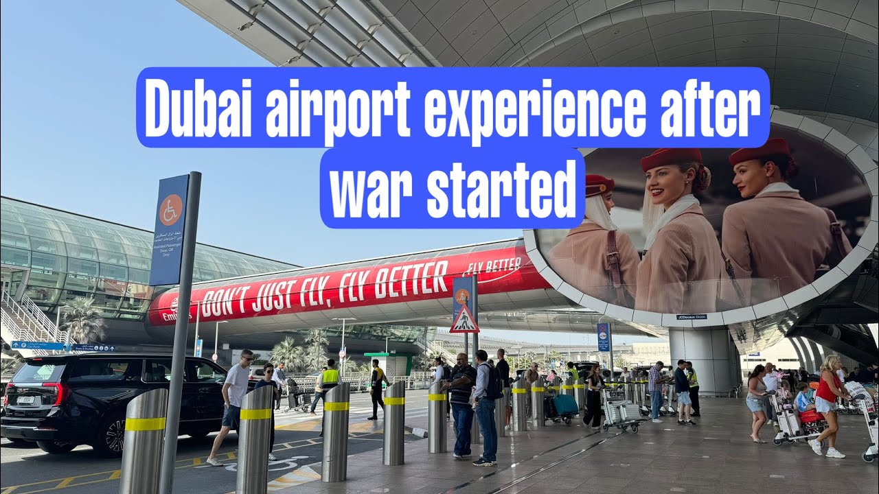 Our experience in Dubai airport after Iran war started  #iranwar #dubaiairport #dubaimissiles 