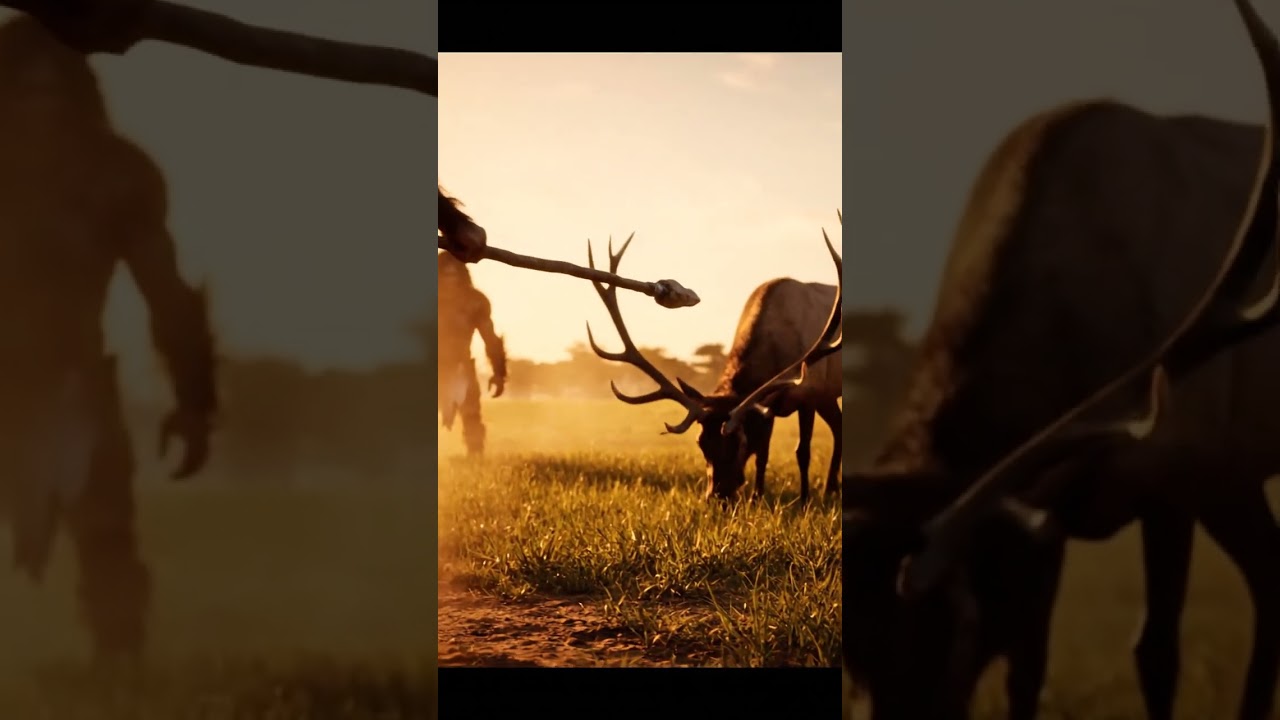 How they survive #shorts #prehistoric #filmmaking  #wildlife #animals #earlyhumans #humanancestors