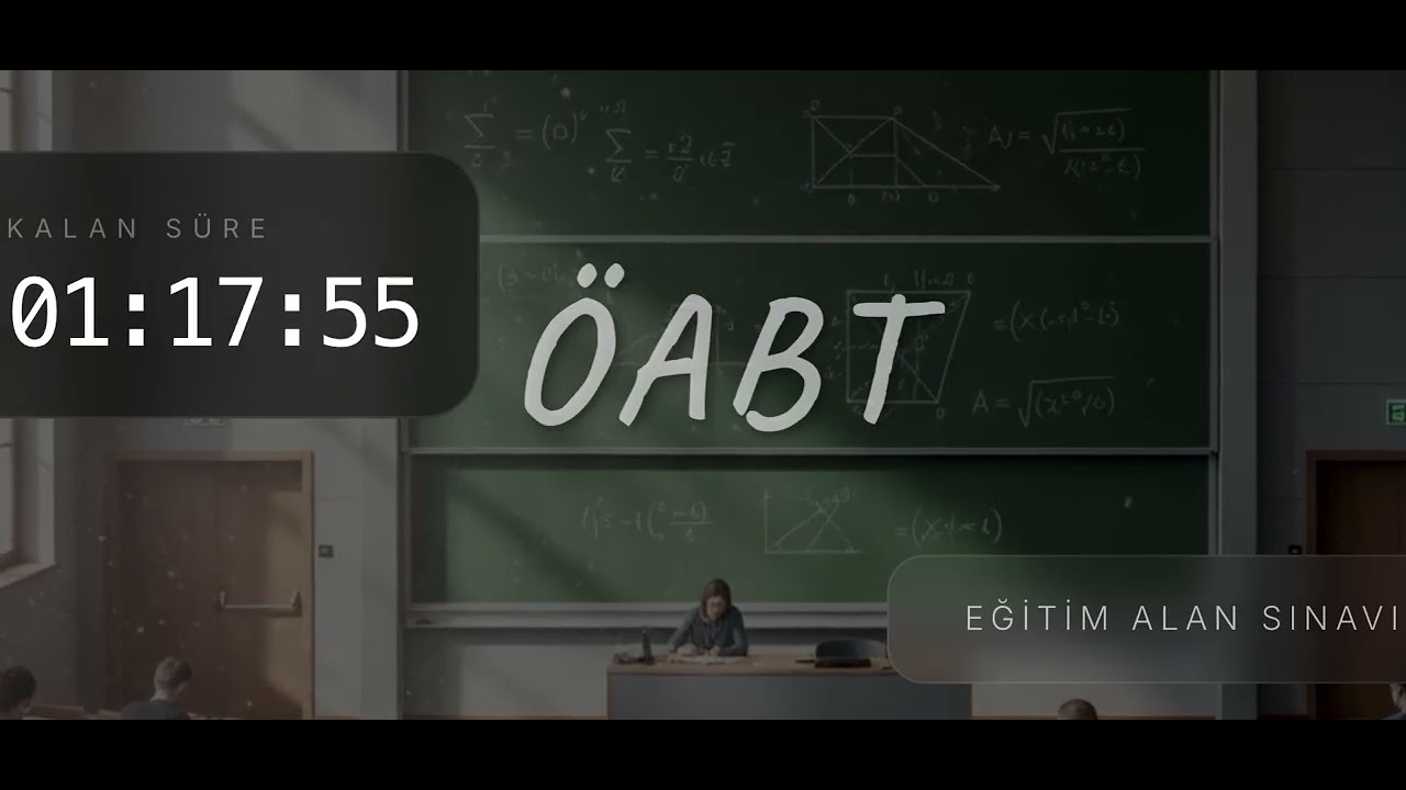 ÖABT Sınav sayacı 90 dakika