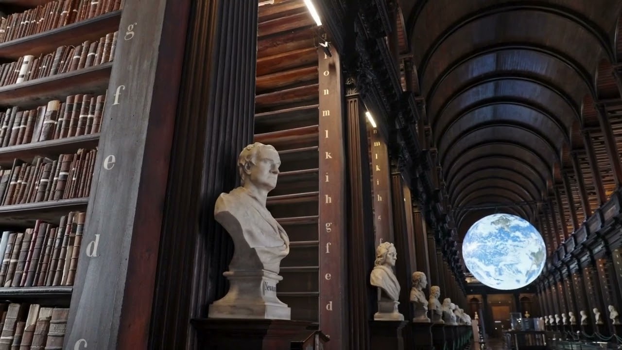 View of the Long Room at the Old Library