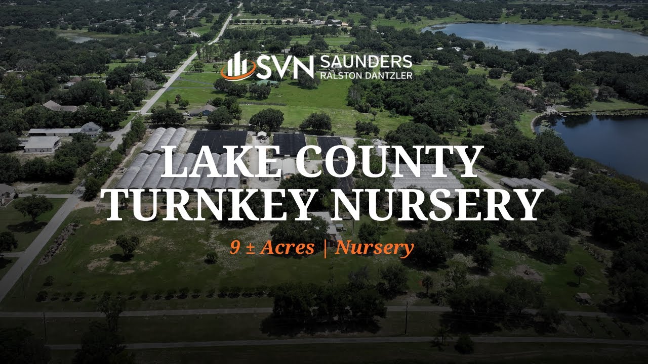 Florida Greenhouse Nursery For Sale | Lake County Turnkey Nursery | 9 &plusmn; Acres | Minneola, FL