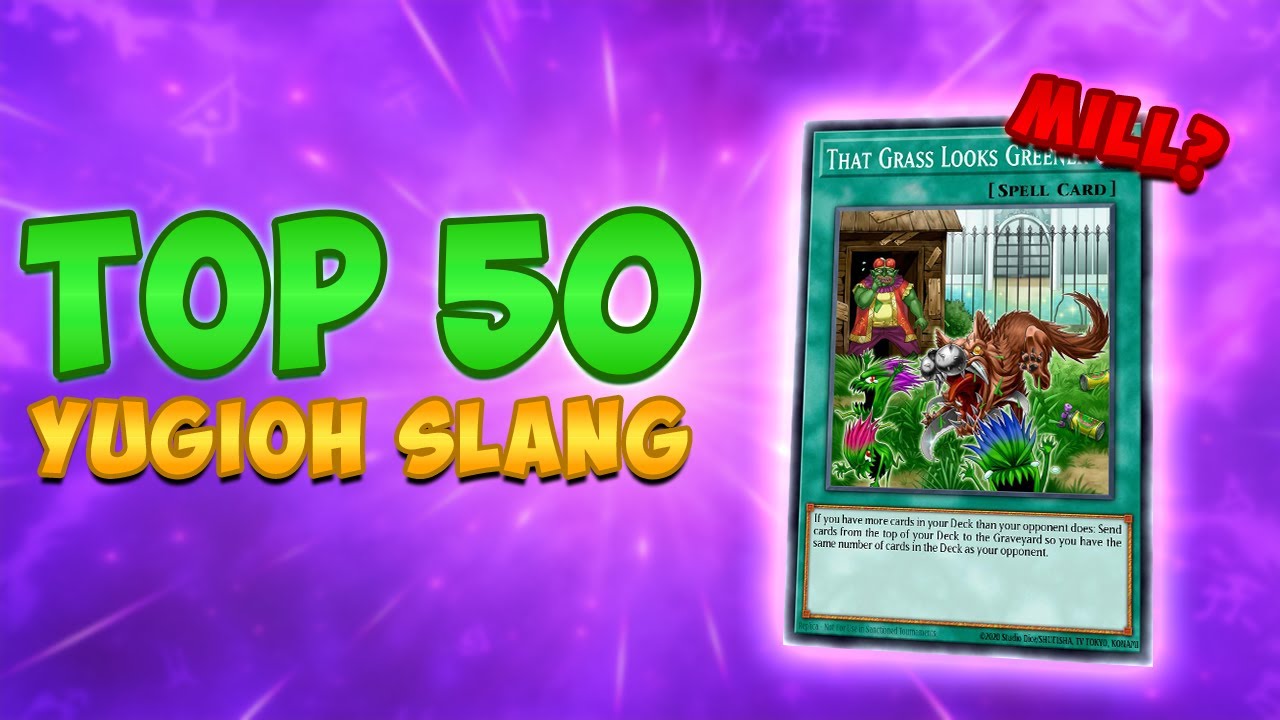 50 лучших сленговых слов из Yugioh!!!