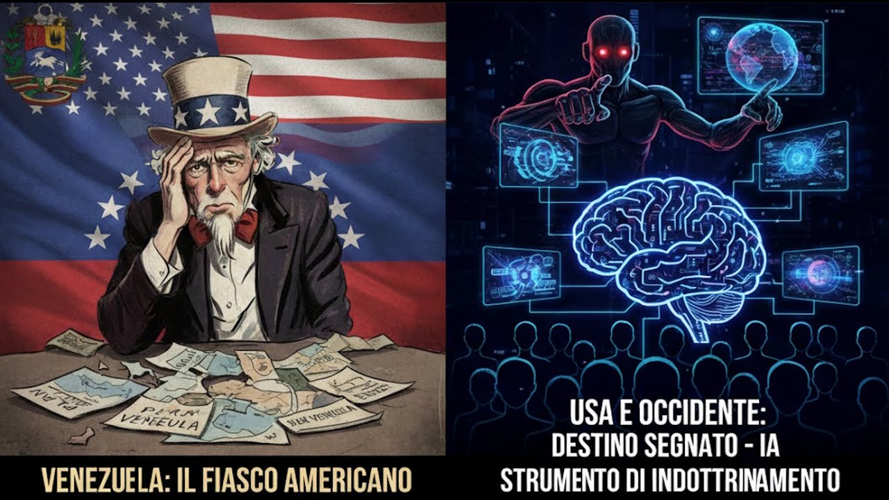 Venezuela: il fiasco americano. Usa e Occidente: destino segnato - IA strumento di indottrinamento