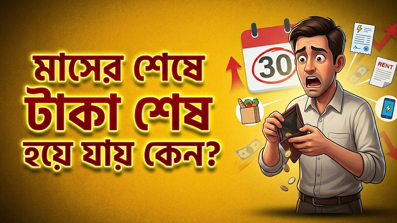 মাসের শেষে টাকা শেষ হয়ে যায় কেন? | Money Mistakes in Bangla