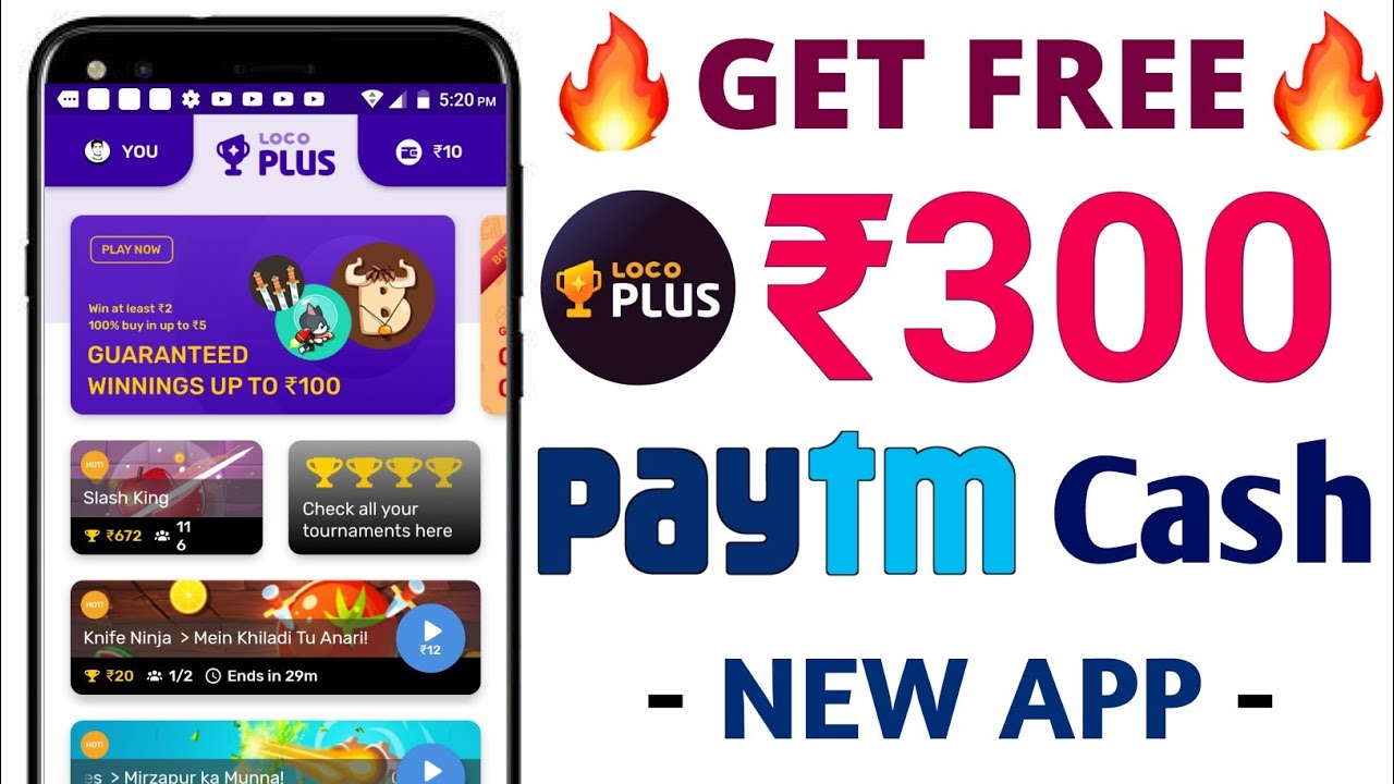 Get ₹300 Paytm Cash | New Earning App | Loco plus app se paisa kese kamay | play and Earn | Loco app