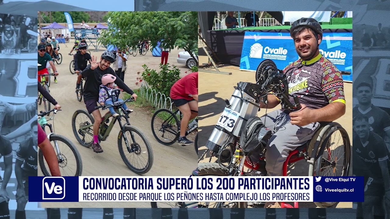 NOTA Cientos de ciclistas dan vida a la primera cicletada familiar del 2026 en la comuna de Ovalle
