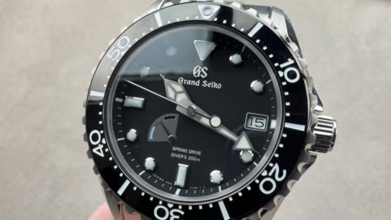 Обзор часов Grand Seiko Spring Drive Diver SBGA461