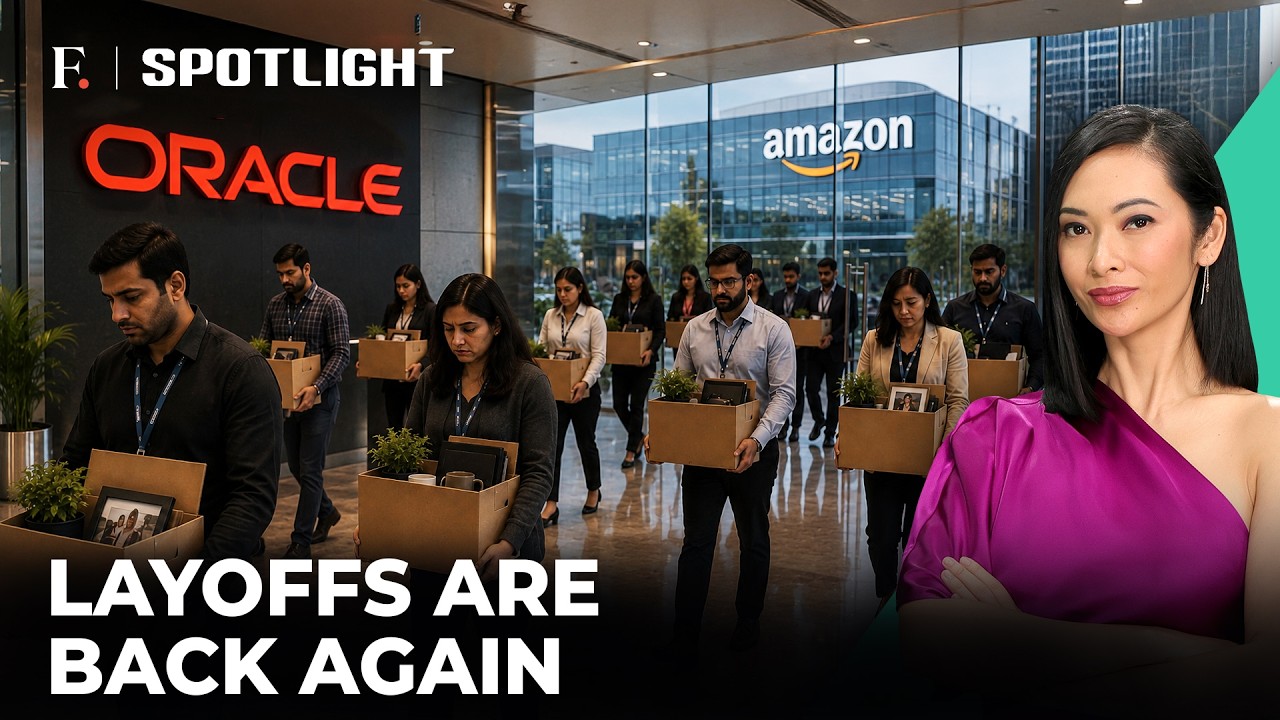 Увольнения в Oracle и Amazon: почему бигтех сокращает штат на фоне бума ИИ | Spotlight