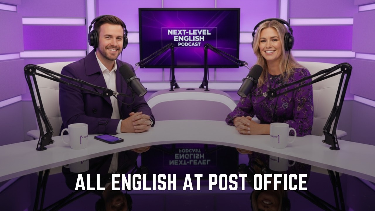 All English At Post Office  | Next-Level English Podcast