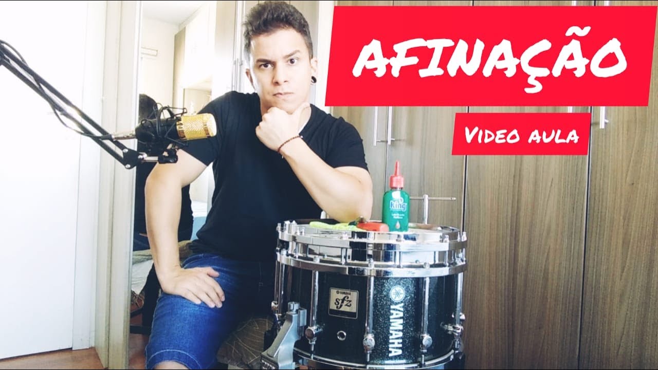 Como Afinar uma Caixa de Aro Duplo | Snare Drum sfz Yamaha 9300