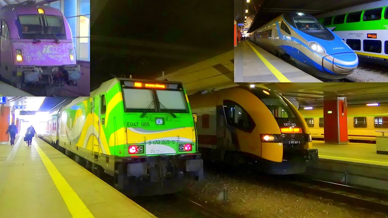Stacja PKP Kraków Główny | 21 pociągów | Push-Pull KM, Różowy Husarz i inne...