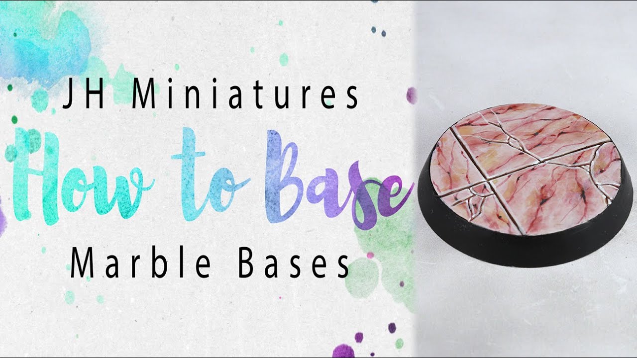 How to Base - Marble Bases (Pink) NO AIRBRUSH
