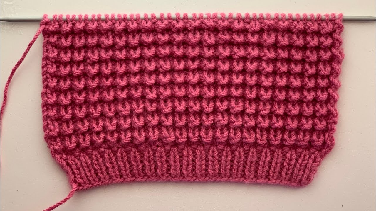 Easy Knitting Design/4 Rows Repeat Pattern