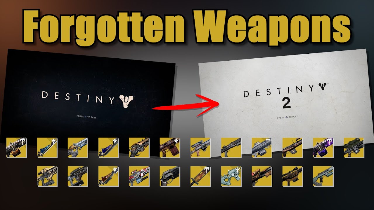 Bringing Destiny 1 Exotics into Destiny 2 (Weapon Edition)