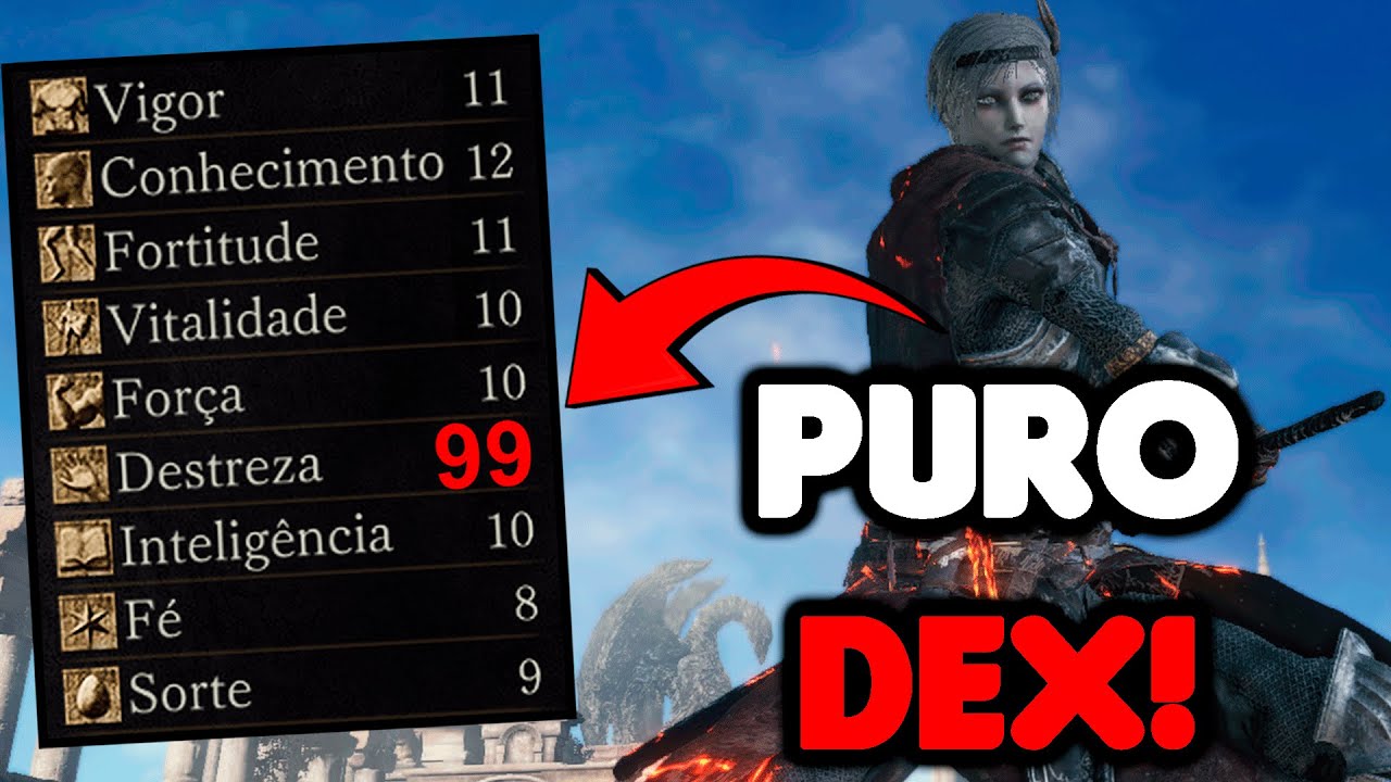 ZERANDO DARK SOULS 3 SÓ UPANDO DESTREZA! Build mestre espadachim