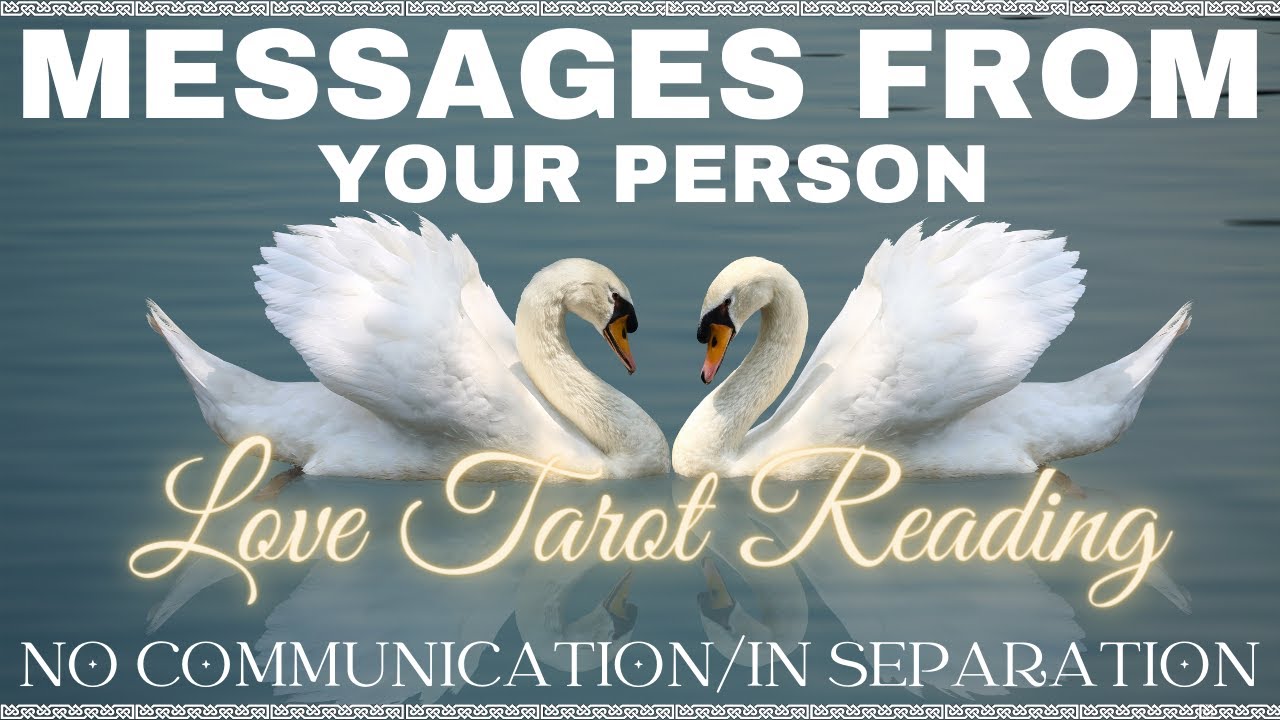 YOUR PERSON IS SENDING YOU A MESSAGE!!! 💌 LOVE TAROT READING, IN SEPARATION SOULMATES/TWIN FLAMES