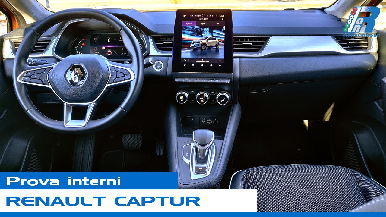 Prova interni Renault Captur INTENS - test drive