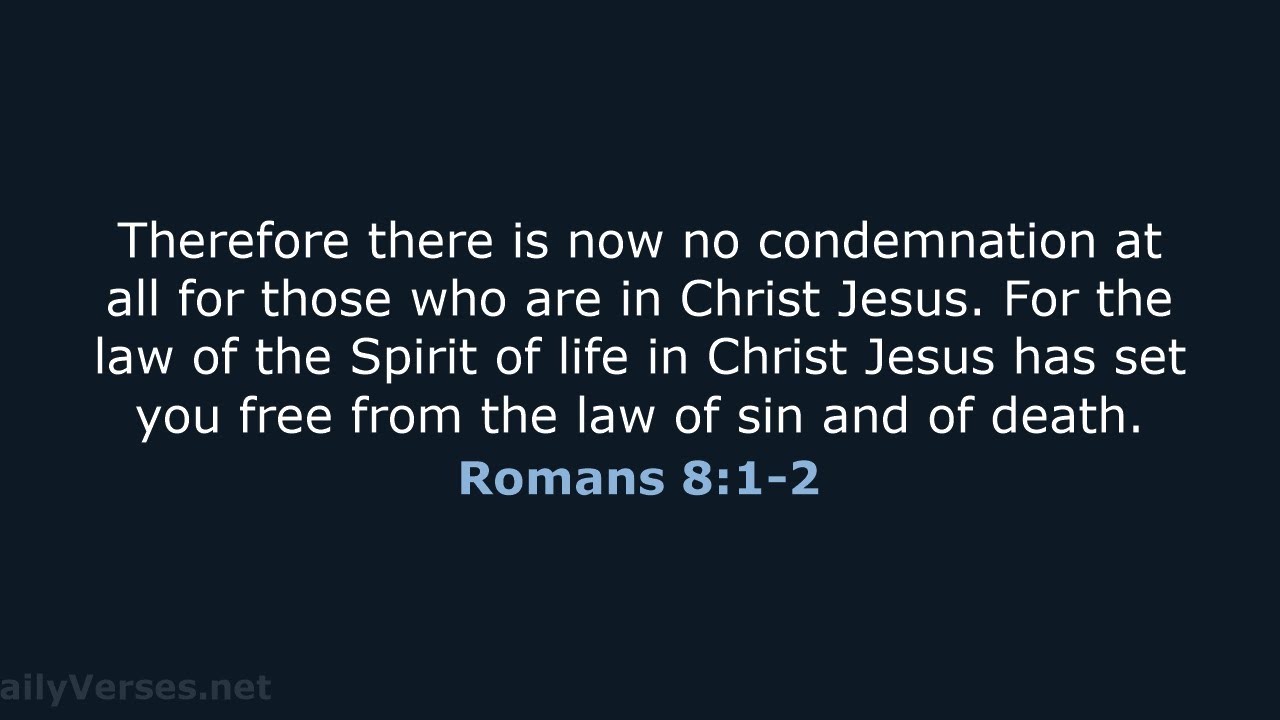 Looking to flesh brings condemnation. Looking to Christ brings life and peace. Just a short chat.