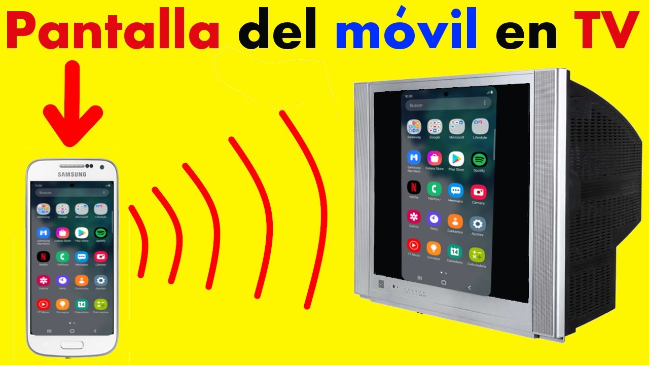Como conectar tu celular a cualquier televisor con simple truco!