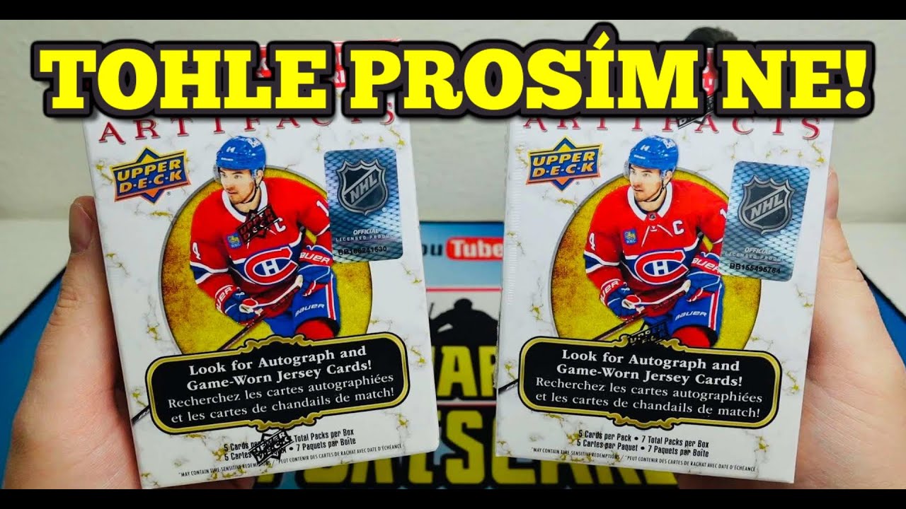 Nejhorší NHL produkt?! 2x 24-25 UD ARTIFACTS Blaster Box! Hokejové kartičky NHL! Unboxing!