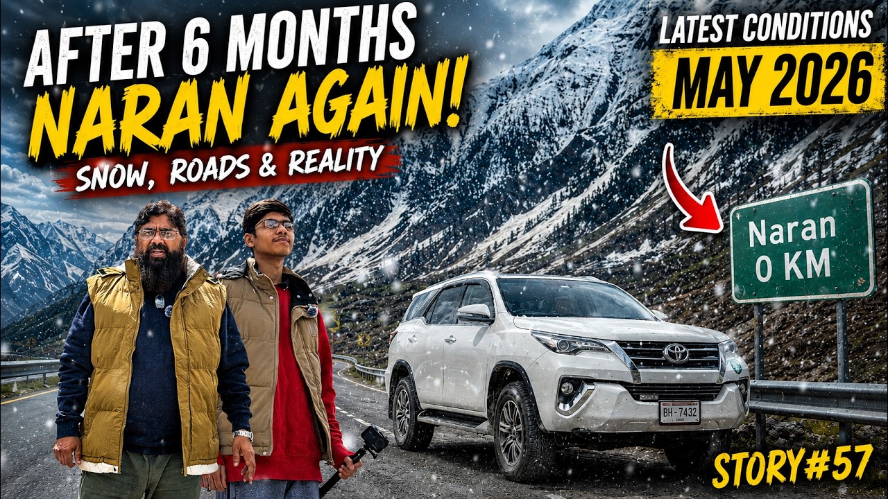 Naran To Babusar Top Latest Road Conditions 2026 | On Fortuner | Story#57
