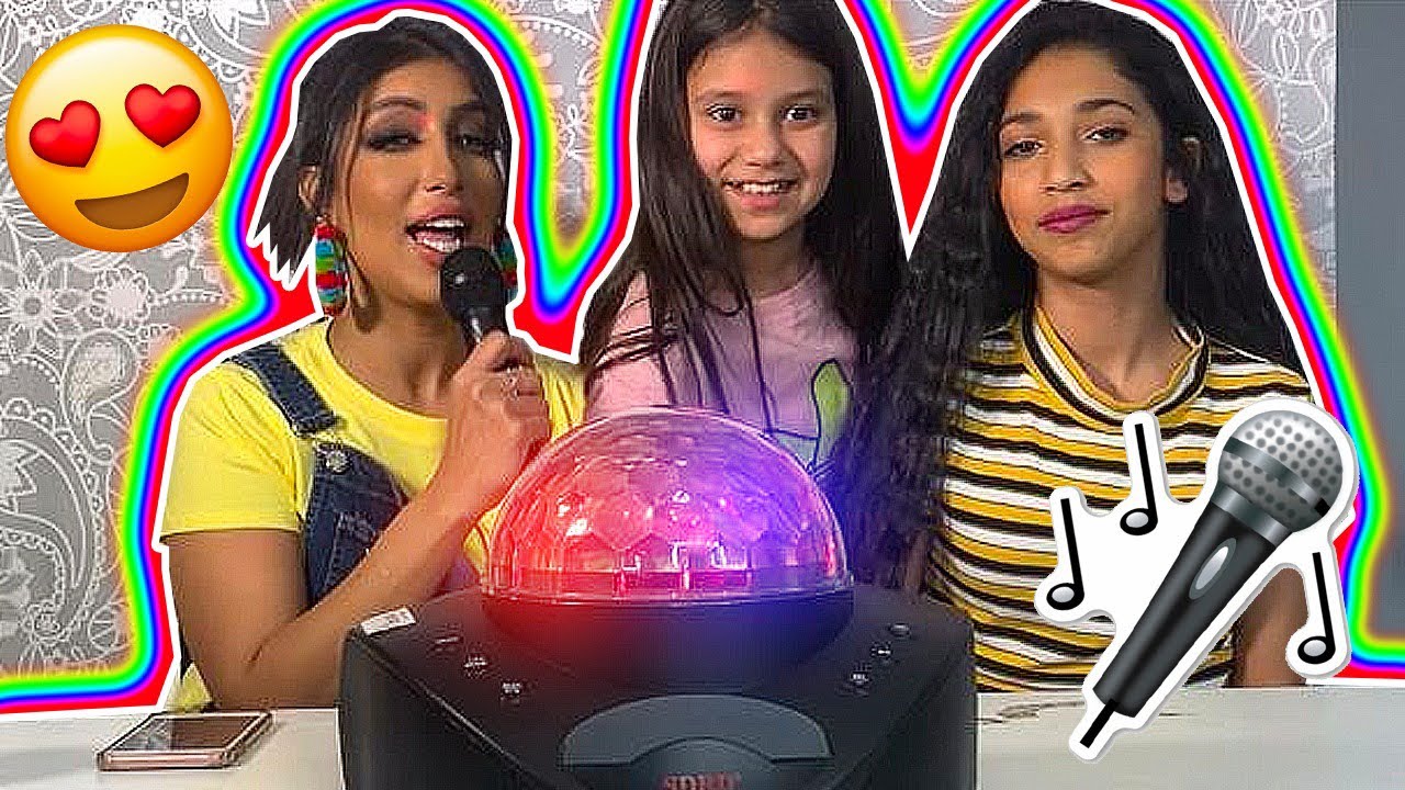 لعبة أغانى الكاريوكى نور وماما وشهوده 🎤