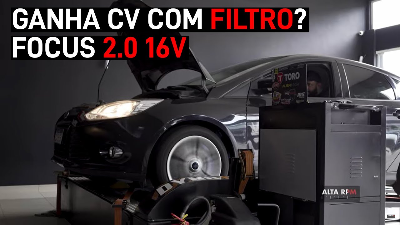TESTE: FOCUS 2.0 16V GANHA CV COM FILTRO DE AR ESPORTIVO?
