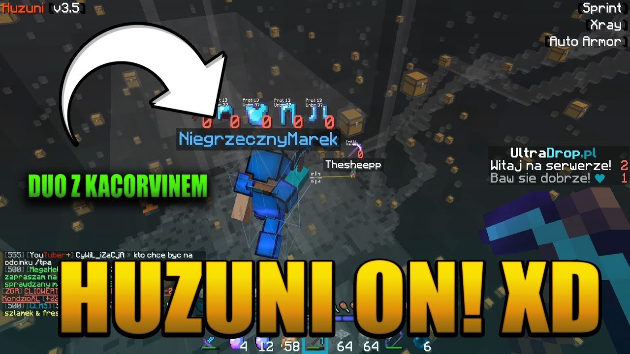 JAK SZYBKO WBIŁEM TOPKE NA HUZUNI XD - START EDYCJI ULTRADROP.PL*serwer maltiego xd*