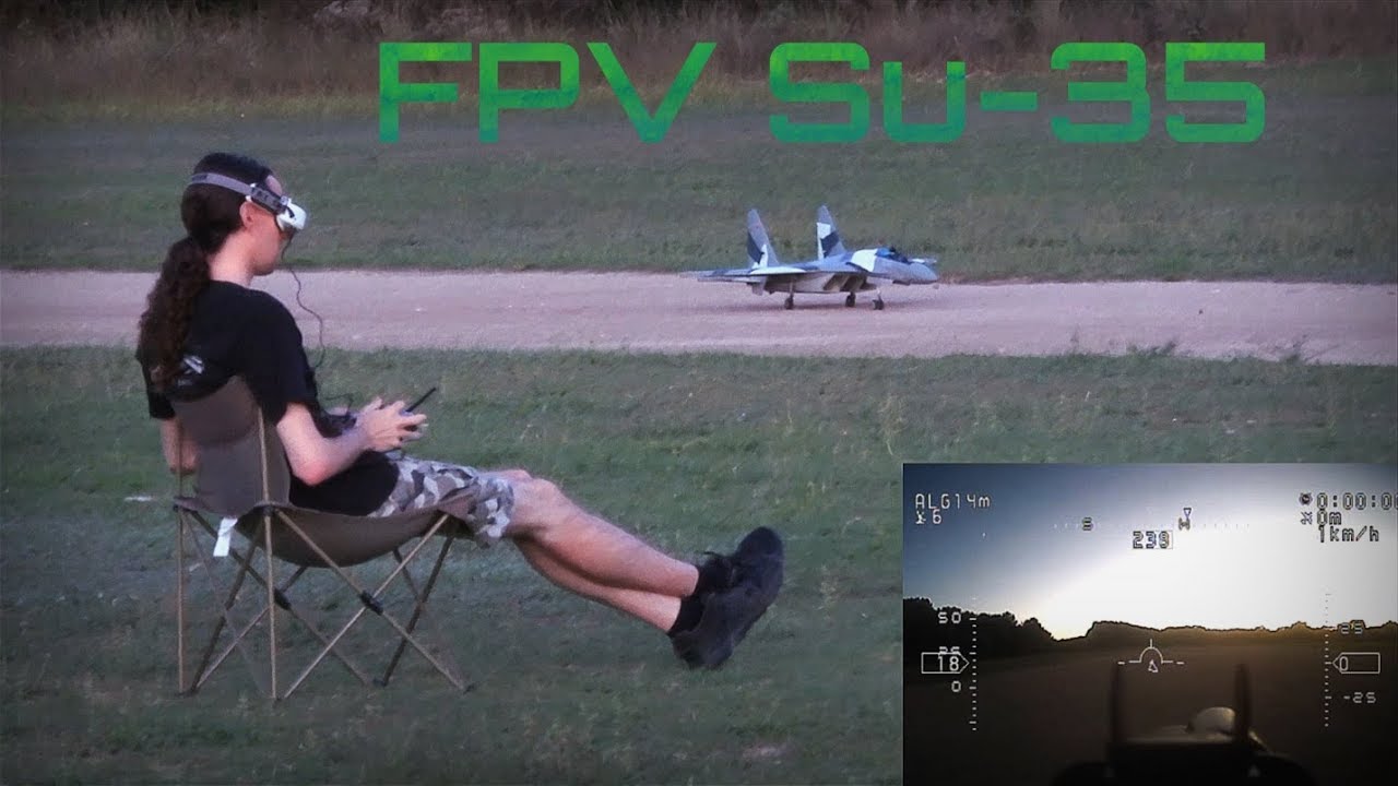 SU-35 Exciting FPV Flights! - HD 50fps
