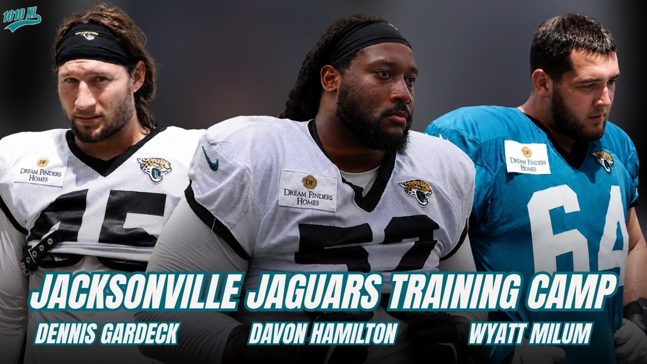 Один на один с игроками Jacksonville Jaguars: Деннис Гардек, Давон Гамильтон и Уайатт Милум