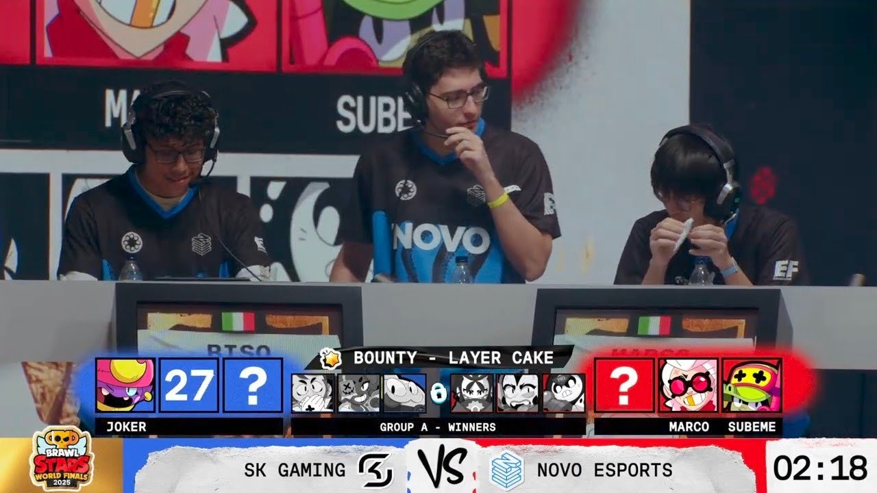 SK Gaming vs Novo Esports | Brawl Stars world finals 2025