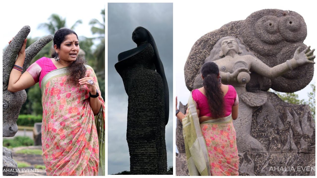A day at Ahalia Campus’s Sculpture  Camp at Palakkad | Anumol.