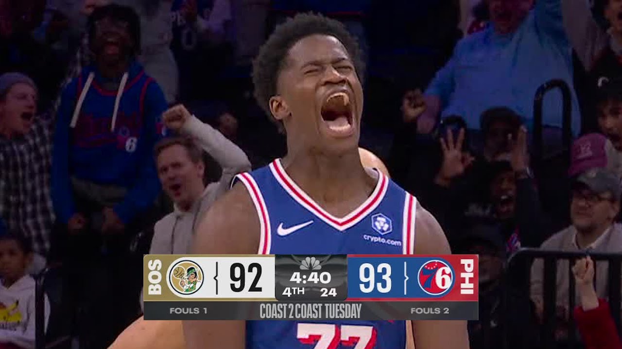 Финал 5:29 БЕЗУМНАЯ КОНЦОВКА 76ers против Celtics | 11 ноября 2025 г.