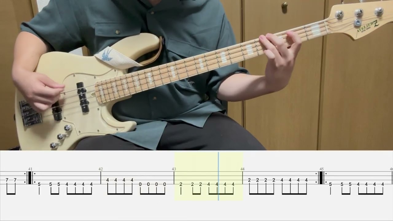 【Bass Cover】振動覚 / ASIAN KUNG-FU GENERATION