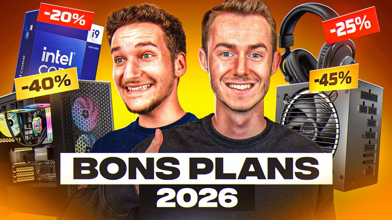 BONS PLANS PC GAMER & TECH 2026