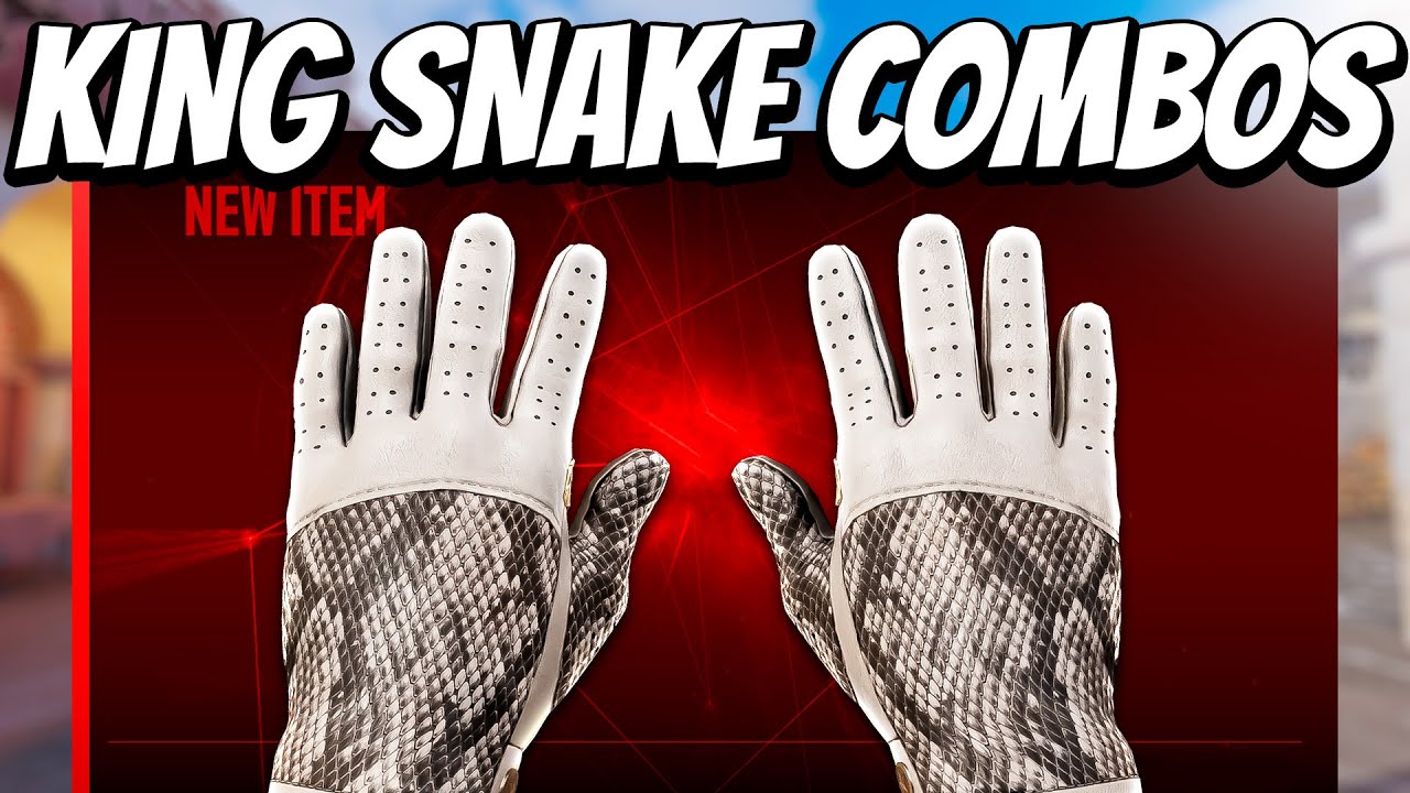 ЛУЧШИЕ комбинации для перчаток King Snake в CS2 (2025)