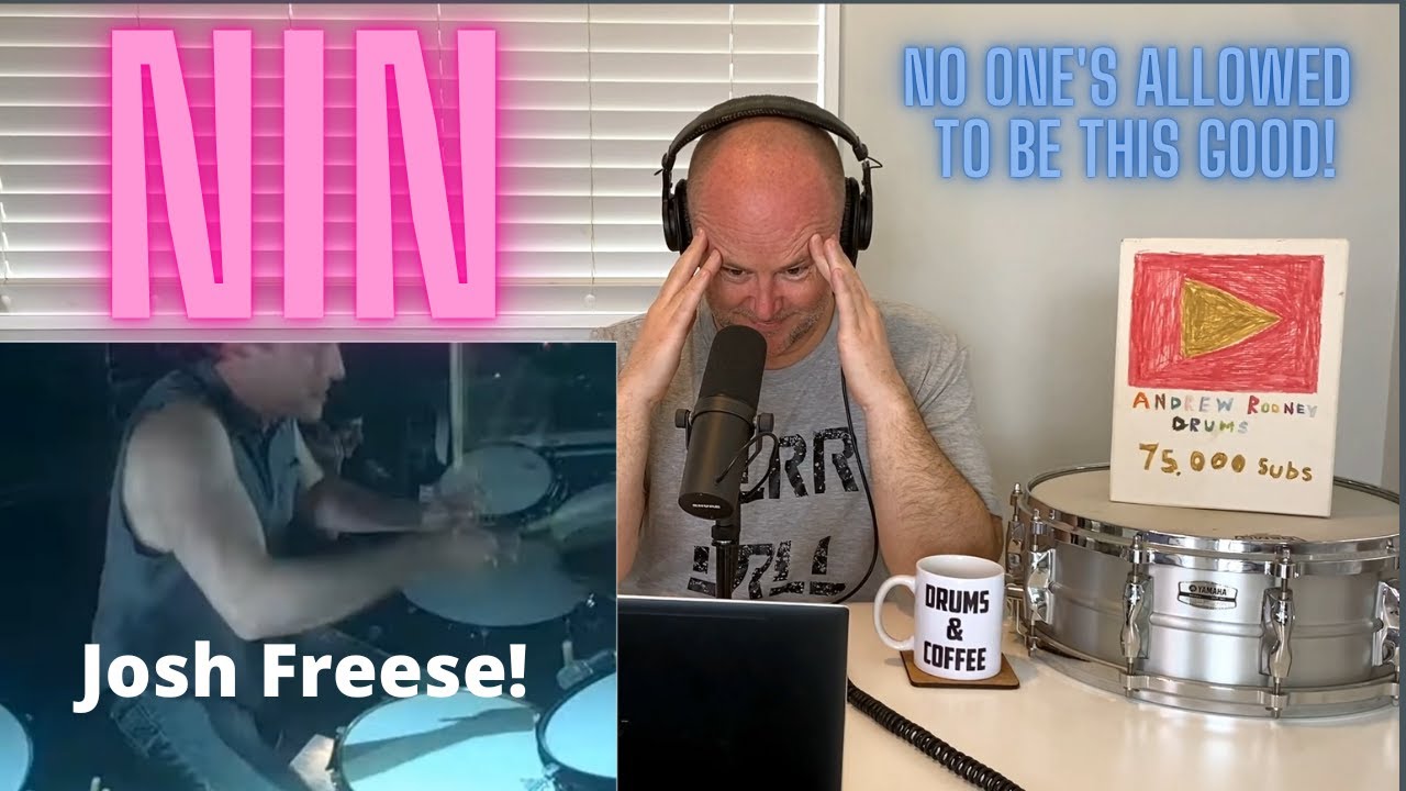 Drum Teacher Reaction: Josh Freese drumming 