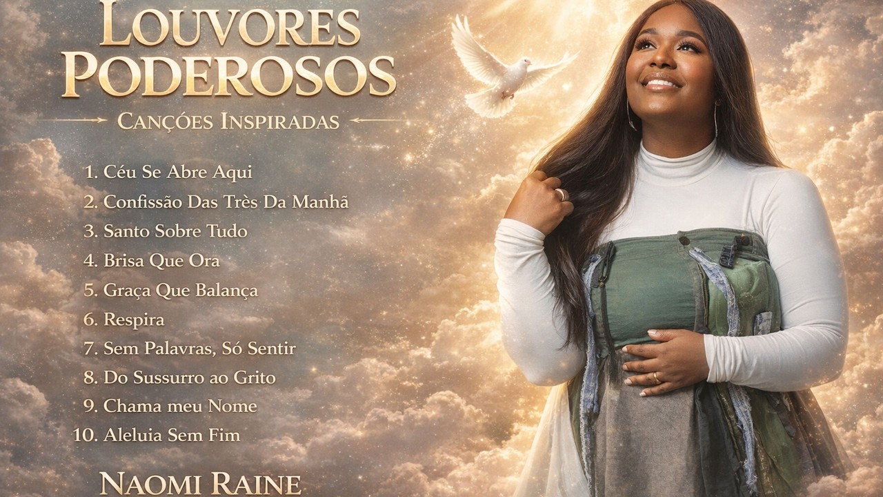 LOUVORES PODEROSA | Inspiradas em Naomi Raine ✨ Os Louvores Que Renovaram e Curraram Vidas! 🔥🙌