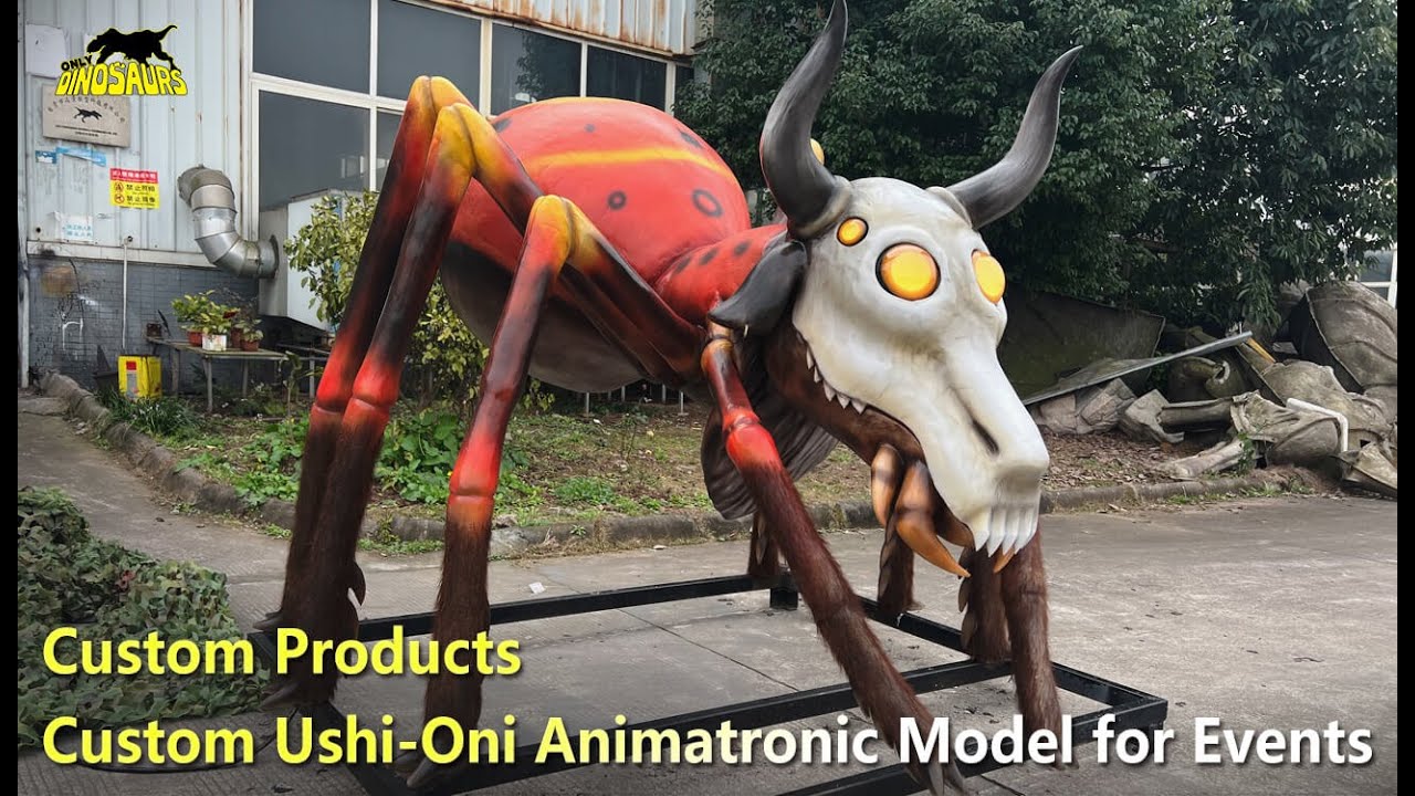 Custom Ushi Oni Animatronic Model for Events | Animatronic animals