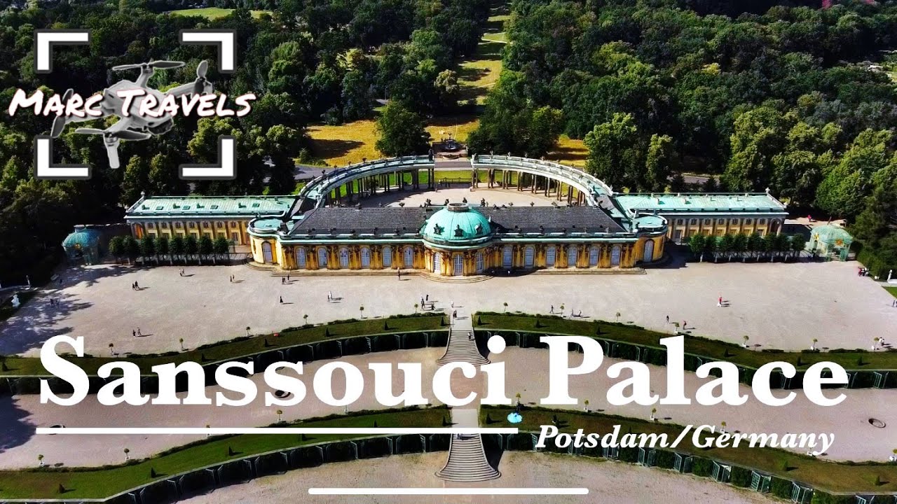SANSSOUCI PALACE from above with my Mavic Mini - Drone Clip, Potsdam near Berlin - Marc Travels