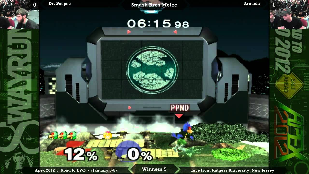 Apex 2012 - Melee Singles: Dr. Peepee (Falco) vs. Armada (Peach) WSF