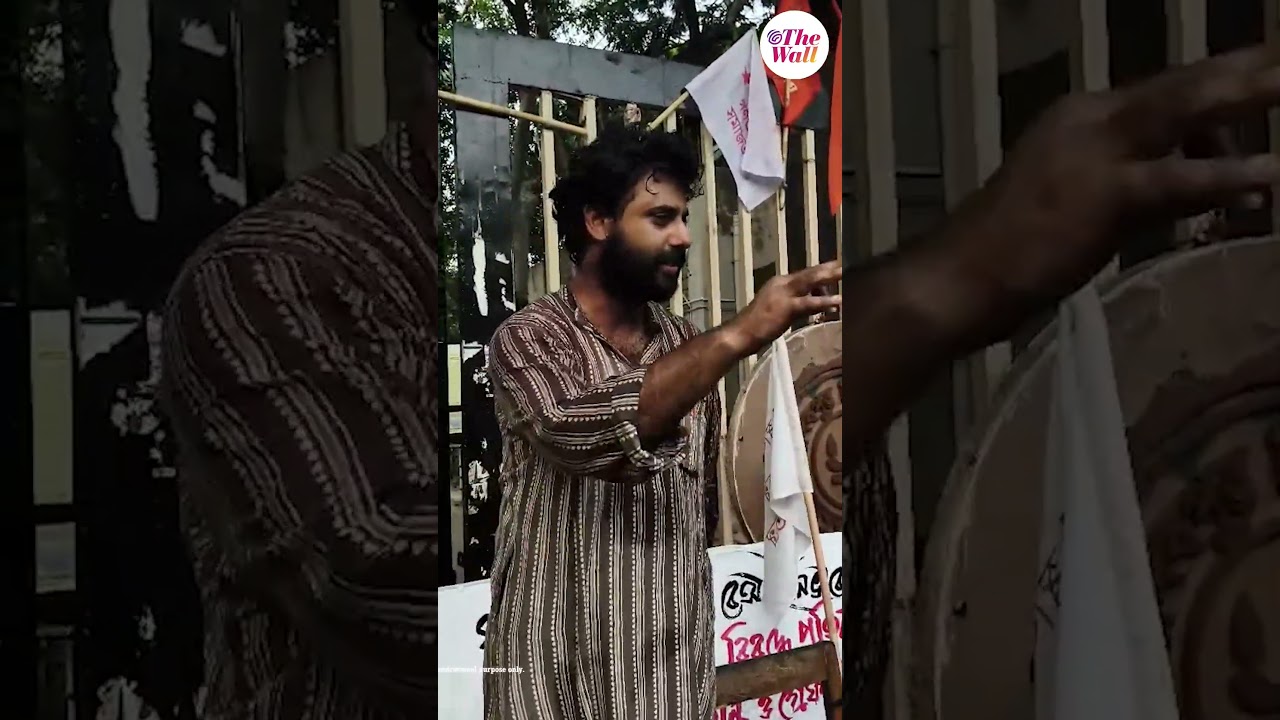 জামিন পেয়েই প্রতিবাদ কর্মসূচিতে সৃজন ভট্টাচার্য#srijanbhattacharya #Jadavpur #JadavpurEvictions