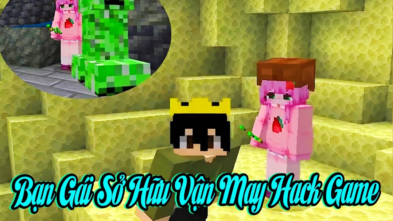 🕹️ Bạn Gái Sở Hữu Vận May Hack Game 🍀😆 #tiktok​​ #douyin​​ #minecraft #LongKaEntertainment