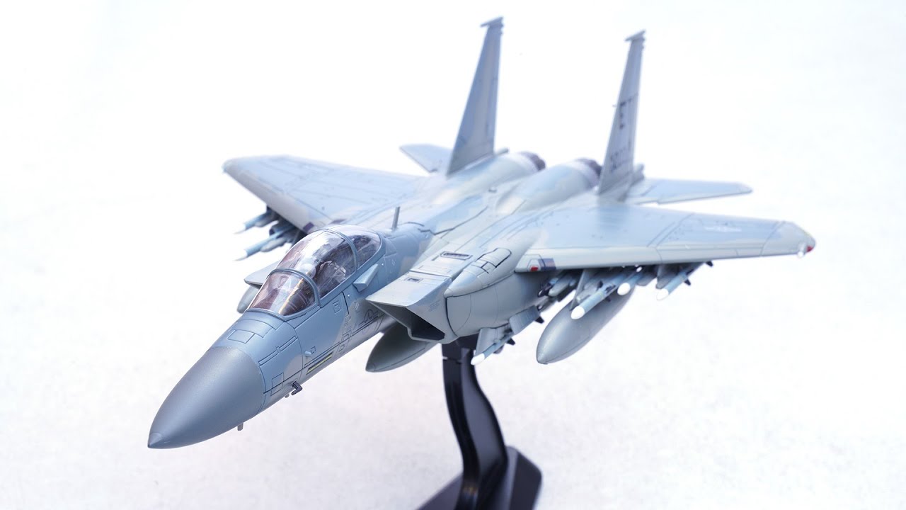 HM1:72F-15EX“鹰II”战斗机合金成品模型开箱测评HA4568