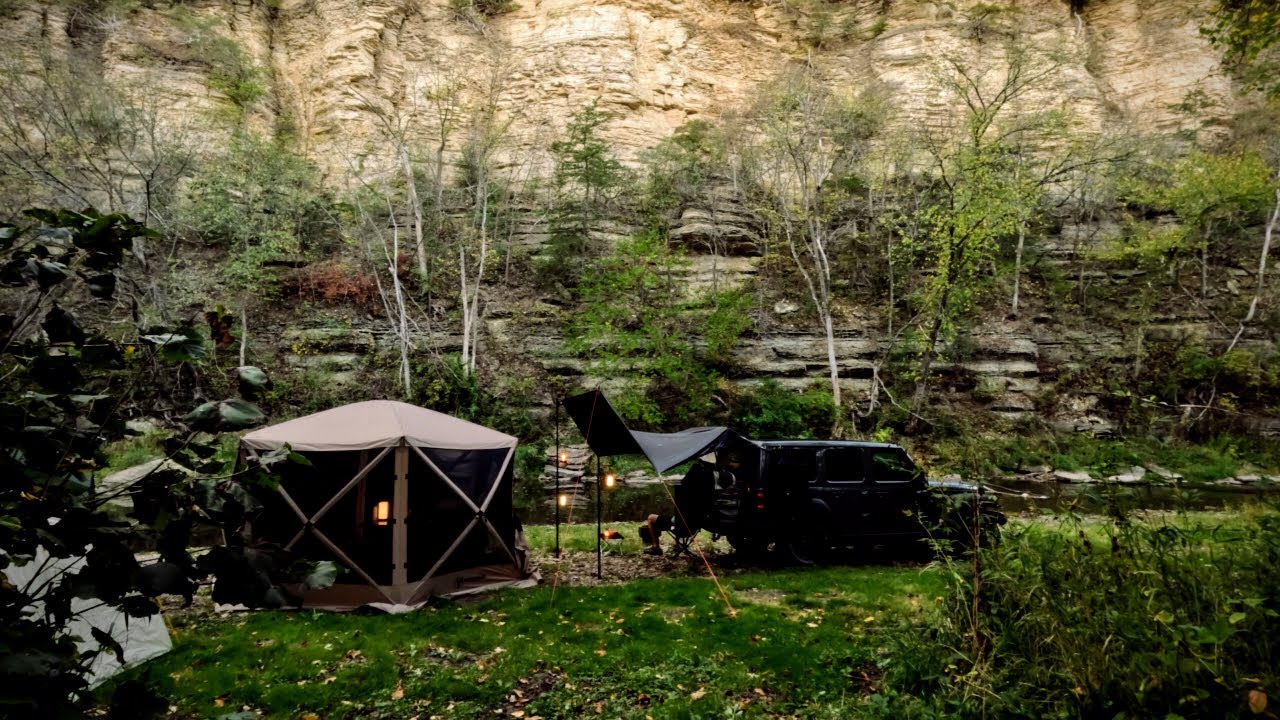 Solo Car Camping in the best place I have ever camped so far this year - Jeep Wrangler
